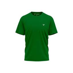 Camisa Camiseta Masculina Slim Voker Premium 100% Algodão - P - Verde
