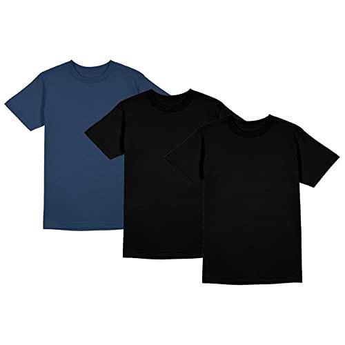 Kit 3 Camiseta Masculina Poliéster Com Toque de Algodão Camisa Blusa Treino Academia Tshrt Esporte Camisetas, Tamanho P