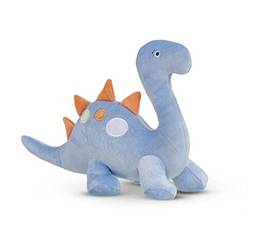 Zip Bicho De Pelúcia Infantil Baby Dinossauro Azul Toys