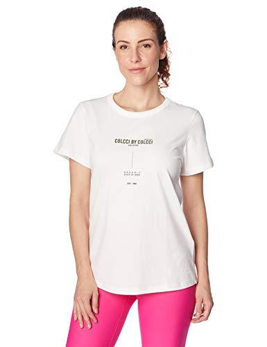 Camiseta Estampada Colcci Fitness, Feminino, Off Shell, M
