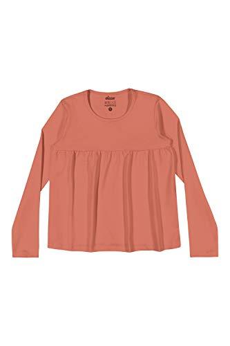 Blusa em cotton confort, Elian, Meninas, Laranja, GB