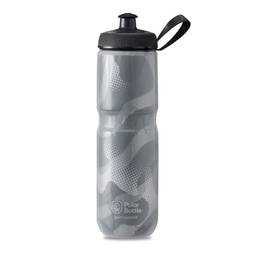 Garrafa de água Polar Bottle – sem BPA, garrafa esportiva térmica com alça (710 ml)