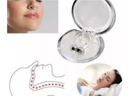 Clip Nasal Anti Ronco Magnético Original Com Imã Silicone com Ponta Magnética Leve e Confortável Para Dormir Melhor Portátil
