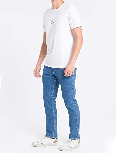 Camiseta Ck1 costas, Calvin Klein, Masculino, Branco, P