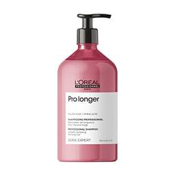 L'Oréal Professionnel Shampoo Pro Longer | Reduz a Quebra e Aparência de Pontas Duplas | Adiciona Volume e Brilho | Para Cabelos Finos e Com Afinamento | 750ml