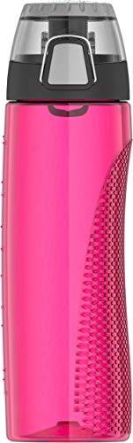 Garrafa de hidratação Tritan Thermos de 60 ml com medidor, Ultra Pink, 24 oz, 1