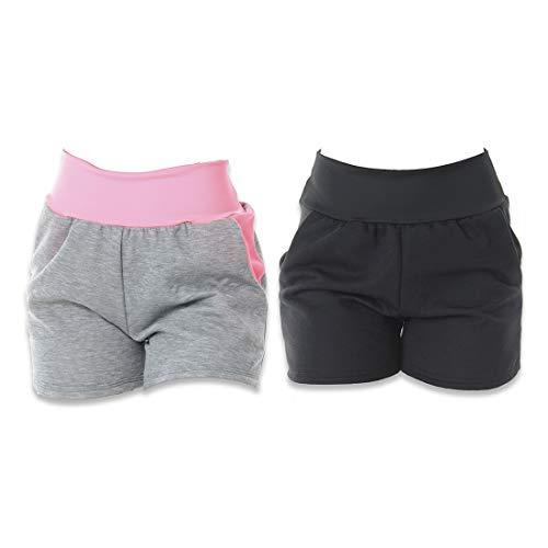 Kit com 2 Shorts de Moletim Click Feminino