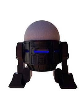 Suporte Base De Mesa Splin para Echo Dot 4 Amazon modelo Robô Falante (preto)