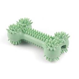 Brinquedo para Cães Osso Interativo de TPR Verde - Oikos