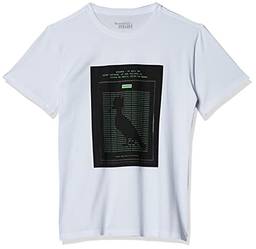 Camiseta Mini Pf Estampada Binario, Reserva Mini, Meninos, Branco, 4