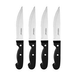 Farberware Conjunto de facas para bife Chop House, 4 peças, preto