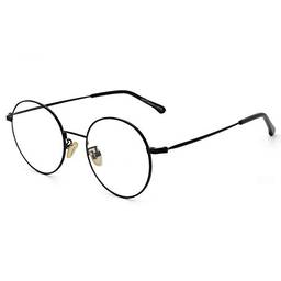 Cyxus Óculos de luz azul metal redondos vintage armação de óculos para Feminino/Homens ,Anti-ultravioleta e anti-reflexo