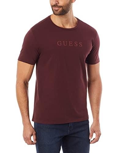 T-Shirt Silk Peito, Guess, Masculino, Vinho, M