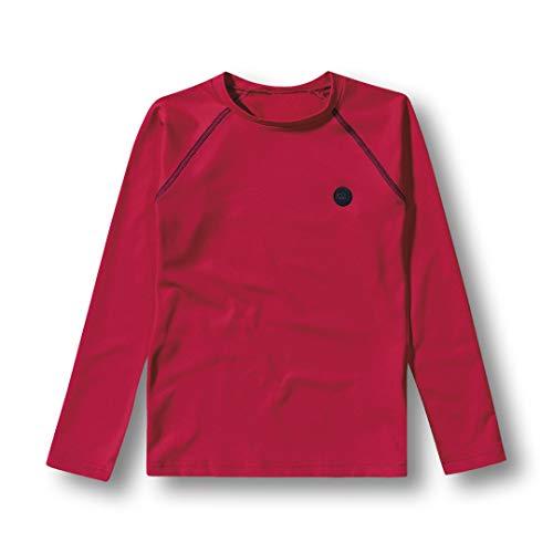 Camiseta Praia Marisol criança-unissex, Vermelho, 6