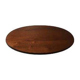 Prato giratório madeira laminado para servir na mesa 50 cm - Castanho