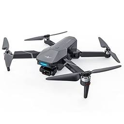 KF101 GPS RC Drone com câmera para adultos RC Drone com câmera 6K Gimbal Anti-vibração EIS de 3 eixos Motor sem escova 5G Wifi Vídeo Aéreo FPV Quadcóptero Smart Follow Mode Pacote de mochila Dark gray