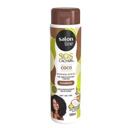 Shampoo S.O.S. Cachos Coco Tratamento Profundo, 300 Ml, Salon Line