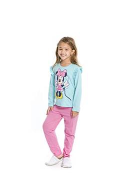 Pijama Infantil Evanilda Feminino Disney 1046 Tam. 08