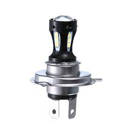 Romacci Farol de alto-baixo LED para motocicleta H4 3030 Lâmpada de farol alto 6500K 12-24v