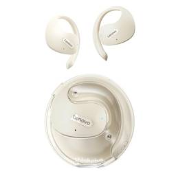 Lenovo Fones de ouvido sem fio Bluetooth 5.4 Fones de ouvido,fones sem fio para conforto de longa duração,Over-ear Fones de ouvido com ganchos de ouvido estéreo impermeável