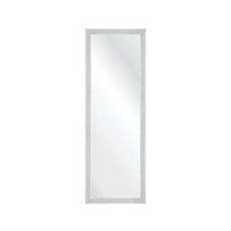 Espelho Branco Riscado 37x107 Cm Kapos Branco Riscado