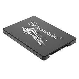 Somnambulist Computador Desktop Notebook SATA3 2,5" Disco Rígido 120GB 240GB Disco Rígido SSD Disco Rígido Estado Sólido (Black Cown-240GB)