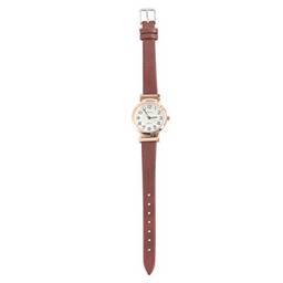 Relógio de pulso feminino relógio de quartzo minimalista relógio de moda para mulheres meninas café