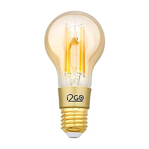 Lâmpada Inteligente Smart Lamp I2GO Vintage Wi-Fi LED Filamento I2GO - I2GO Home - Compatível com Alexa