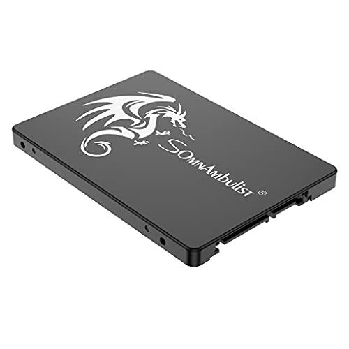 Somnambulist O disco rígido SSD Sata3 de 2,5 polegadas integrado é adequado para Notebook Desktop 60 GB 480 GB SSD (Black Dragon-60 GB)
