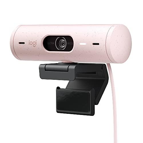 Webcam Full HD Logitech BRIO 500 Rosê