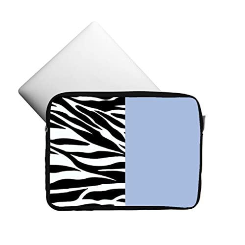 Capa Case Pasta Para Notebook Com Zíper E Várias Estampas 17.3 Cor:Zebra Azul;Tamanho:17.3