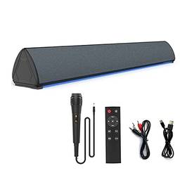 Soundbar, LVOD Alto-falantes Bluetooth para áudio de home theater com sistema de som surround 3D com 4 buzinas Full Range
