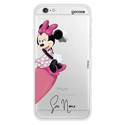 Capa Anti Impacto Slim iPhone 13 Pro Max Disney BFF Mickey e Minnie Coração Minnie