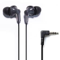 Panasonic Fones de ouvido intra-auriculares com fio ErgoFit RP-HJE120-K, preto
