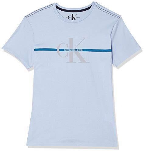 Camiseta Silk rolo, Calvin Klein, Masculino, Azul, G