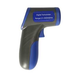 Tomshin Tacômetro digital a laser Tacômetro portátil Medidor de RPM Medidor de velocidade (faixa de medição de 2,5-99999 RPM) com display LCD retroiluminado para torno de máquina a motor