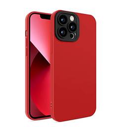 Generic Capa iPhone 13 Pro,Ultrafino Macio TPU Silicone Bumper A Prova de Choque Capa para iPhone 13 Pro 6.1" -Vermelho