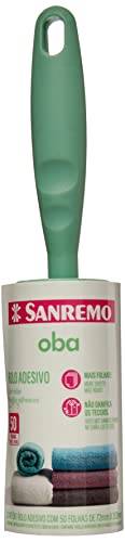 Sanremo Rolo Adesivo para Pelos, Com 50 Folhas, Verde