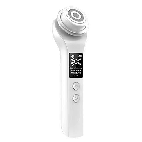 ARTIBETTER Massageador Facial Dispositivo de Tratamento da Pele Quente E Frio Vibração de Mão Portátil Dispositivo de Tratamento de Beleza Instrumento de Beleza para Mulheres (Branco)