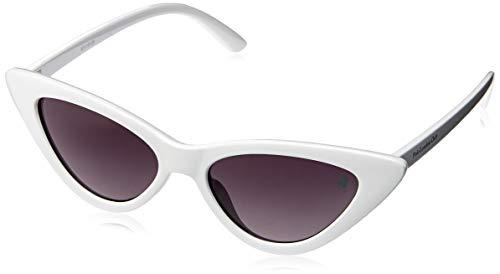 Óculos de Sol Polo London Club lente com Proteção UVA/UVB - Kit acompanha com estojo e flanela, branco, único
