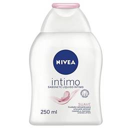 NIVEA Sabonete Líquido Íntimo Suave Feminino - Mantém o ph natural, com extrato de camomila, limpeza suave, sem corantes, testado dermatologicamente e ginecologicamente - 250ml