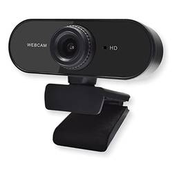 Mini câmera de computador USB Full HD 1080P Webcam, microfone integrado, rotação flexível, para laptops, desktop e jogos