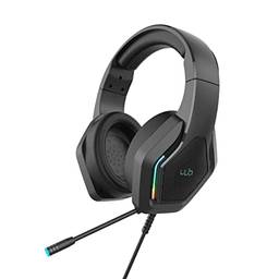 Fone de Ouvido Headset Over-ear WB Lux Gamer com Microfone Flexivel e Rainbow Led