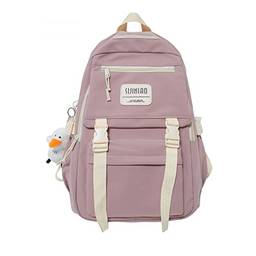 NUTOT mochila notebook,mochila masculino à prova d'água,mochila escolar juvenil reforçar,mochilas femininas (rosa)