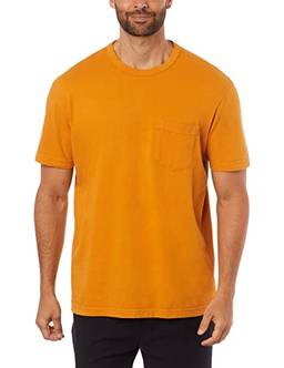 Camiseta,T-Shirt Pocket Recycled Cotton,Osklen,masculino,Amarelo Escuro,GG
