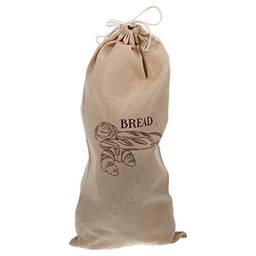 Cabilock Sacos de algodão para pão reutilizável, saco de cordão para armazenamento de alimentos cru bolsa de biscoito de boas-vindas, presente de casamento para pão artesanal caseiro