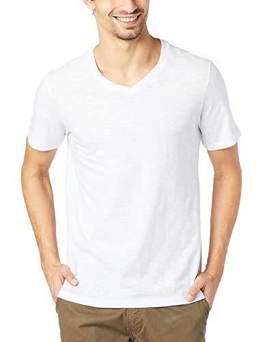 Camiseta Básica, Hering, Masculino, Branco, P