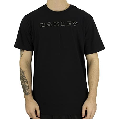 Camiseta Oakley Masculina Bark Tee, Preto, M