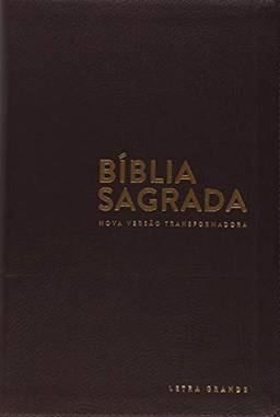 Bíblia NVT Letra Grande - Luxo (marrom): Marrom