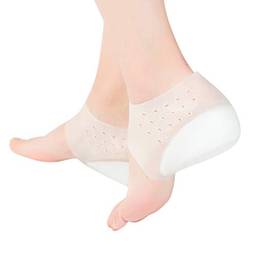 Palmilhas Milisten de aumento de altura para calcanhar de silicone com gel macio, almofadas de elevação para calcanhar para mulheres e homens (4 cm)